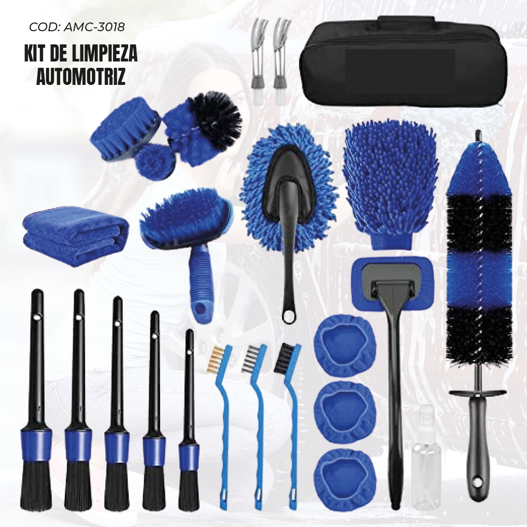 KIT DE LIMPIEZA AUTOMOTRIZ